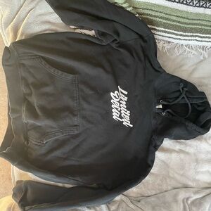 Dirt Bike Graphic Black Hoodie